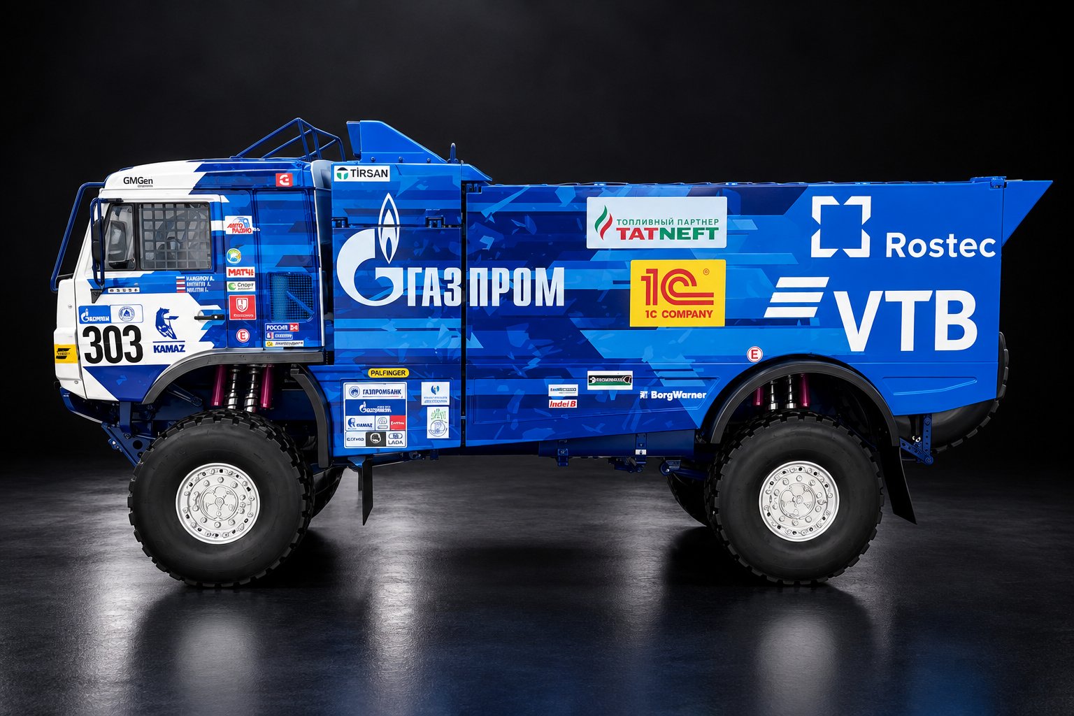 КАМАЗ-43509, вид сбоку